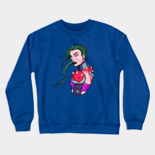 Cyberpunk Chick 3 Crewneck Sweatshirt